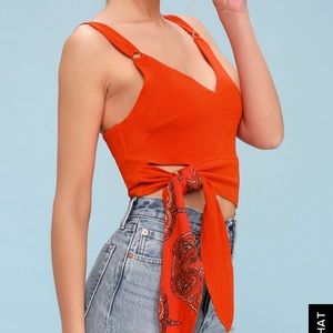 Free People Cropped Tank Top